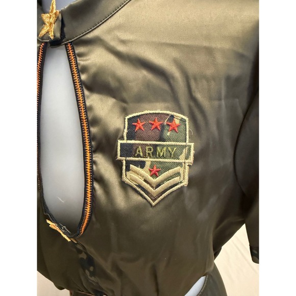 Frederick's of Hollywood Army Girl Costume Set Olive Green Small Sexy‎ - Picture 3 of 8